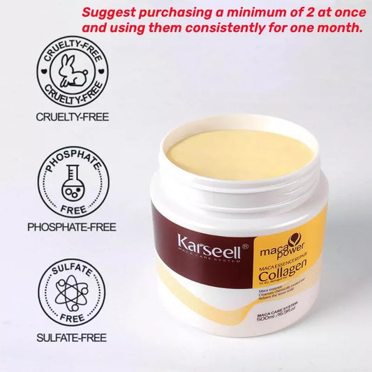 😍 COMBO KARSEELL 500ML+OIL60ML                                               🛒Compra ahora y recibe tu Karseell en la puerta de tu casa
