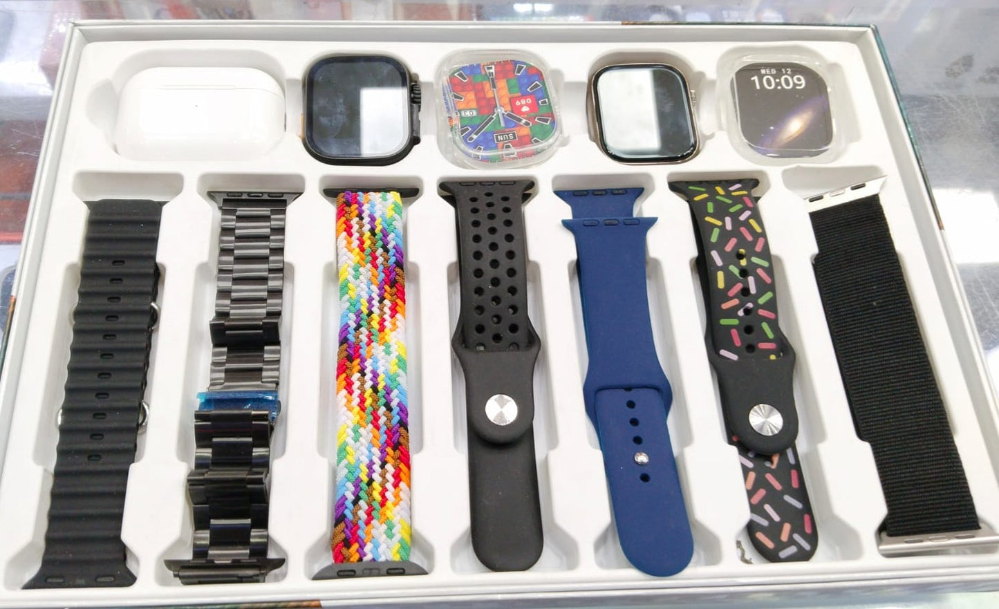 MEGA COMBO RELOJ INTELIGENTE i60 12 EN 1