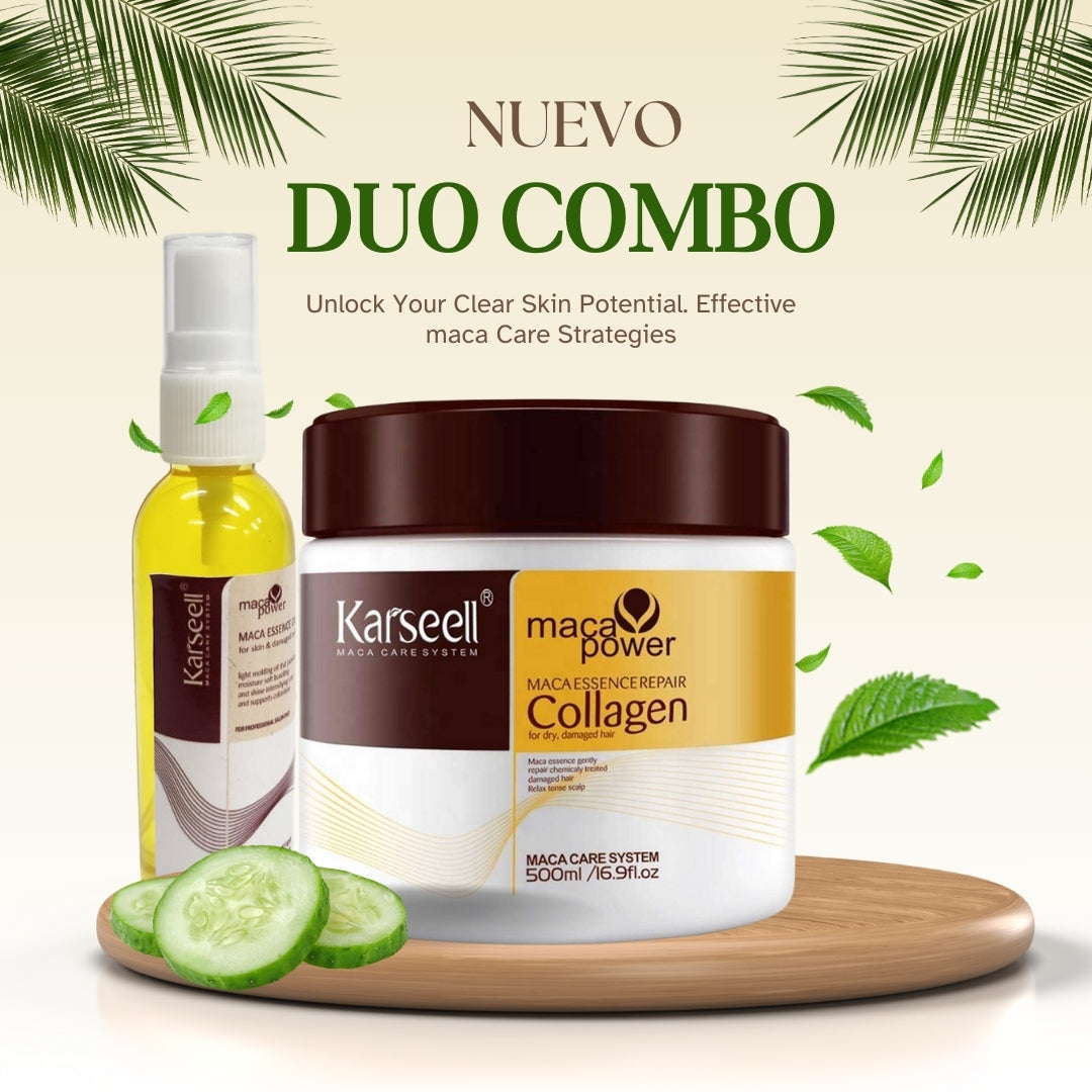 😍 COMBO KARSEELL 500ML+OIL60ML                                               🛒Compra ahora y recibe tu Karseell en la puerta de tu casa