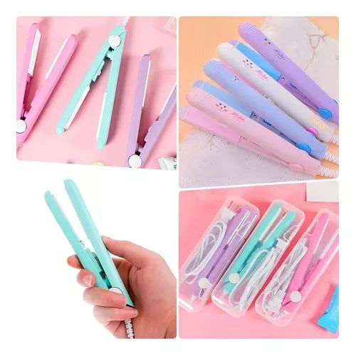 🔥Combo 2 Mini Planchas + Regalo de Cera Modeladora para el Cabello🔥